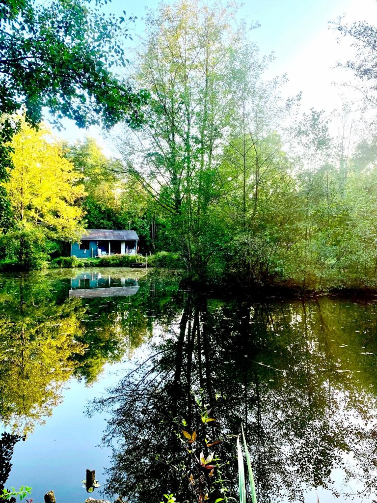 TERRAIN DE LOISIR AVEC ETANG ET CHALET AMENAGE 32M2